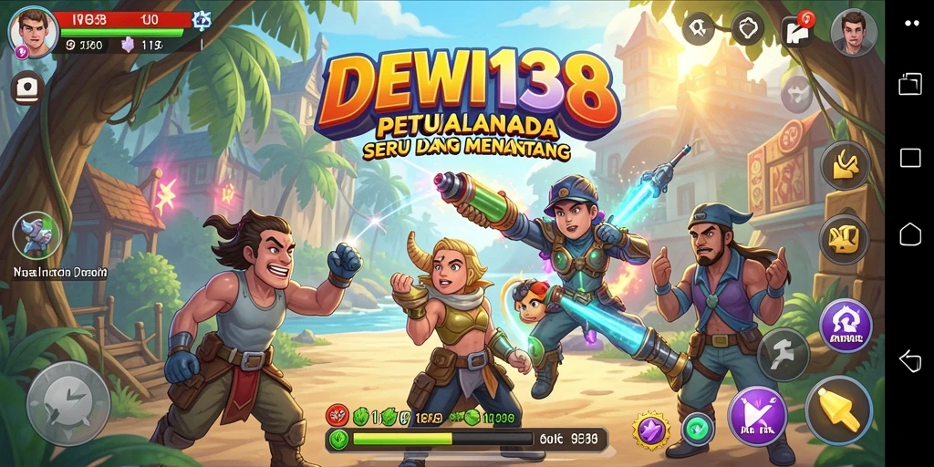 Tampilan gameplay DEWI138 yang penuh aksi dan keseruan.