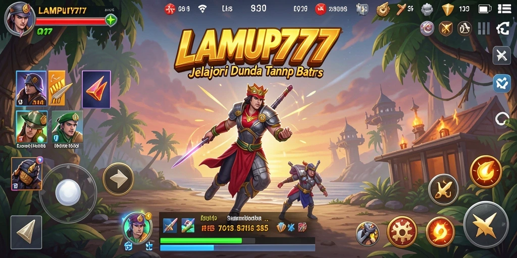 Tampilan menakjubkan dari gameplay LAMPU777 yang mendebarkan.