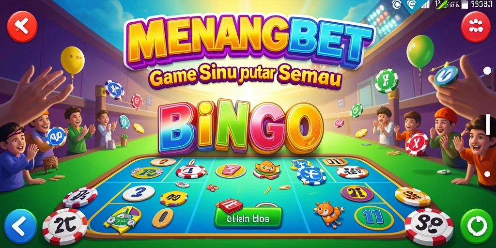 Tampilan gameplay seru dan interaktif pada aplikasi Bingo.