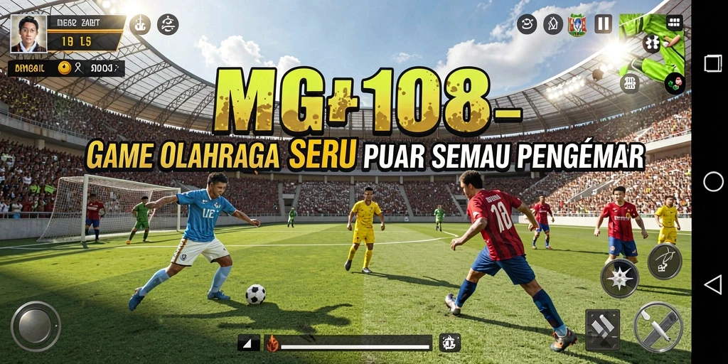 Gameplay MG108 menunjukkan aksi olahraga yang mendebarkan dan grafis yang menawan.