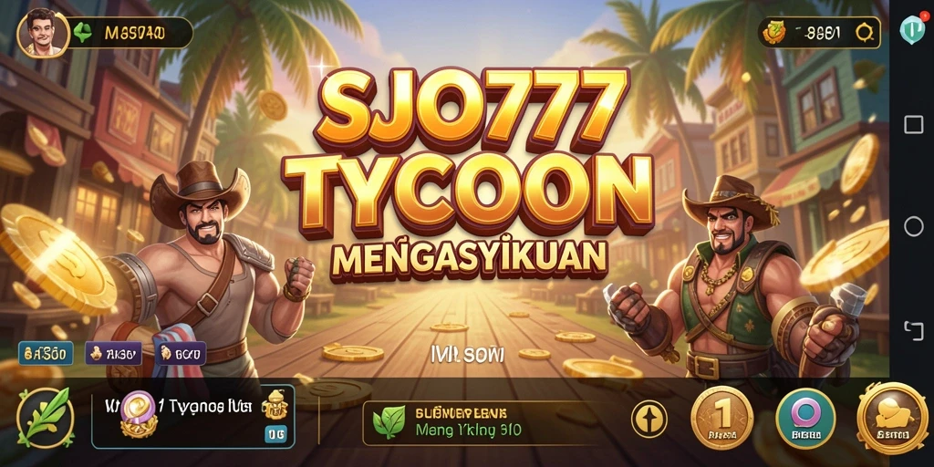 Gameplay SJO777 yang menarik dan seru dalam mengelola bisnis Tycoon.
