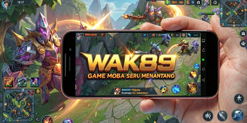 Tampilan gameplay seru dan strategis dalam WAK89.