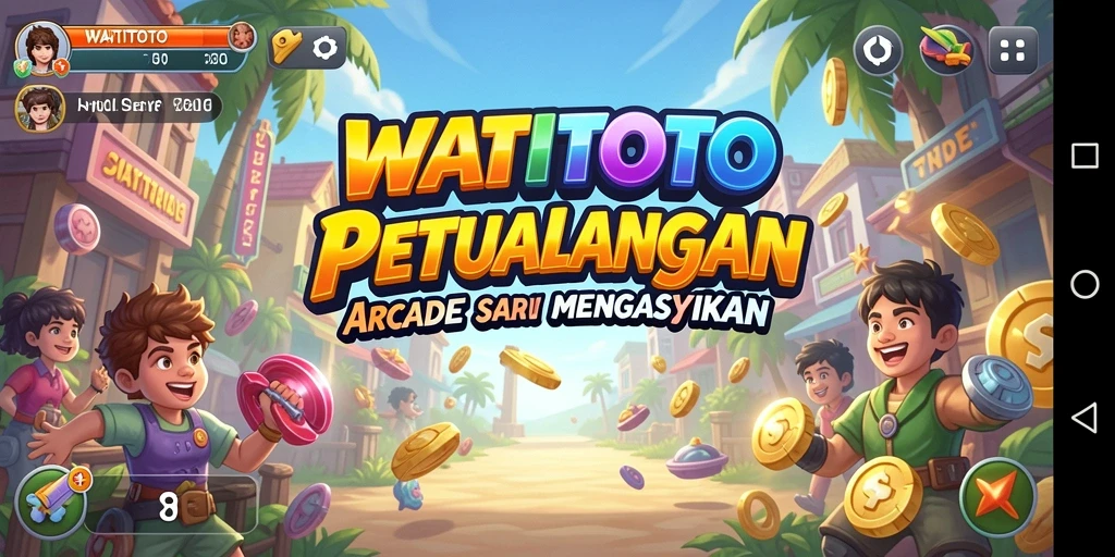 Tampilan gameplay WATITOTO yang seru dan menantang.